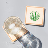 Square Wood Coaster