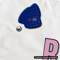 Offset & Screen Printed Lapel Pins: 1" W X 1" H