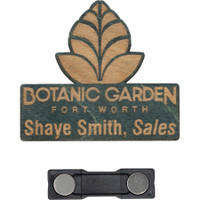 Wood Name Tags