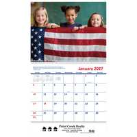America! Wall Calendar: 2027 Spiral Bound