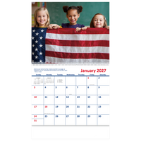 America! Wall Calendar: 2027 Spiral Bound
