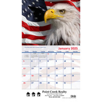 America! Wall Calendar: 2025 Stapled