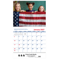 America! Wall Calendar: 2027 Stapled