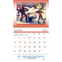 An American Illustrator Wall Calendar: 2025 Stapled