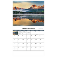 American Scenic Wall Calendar: 2027 Stapled
