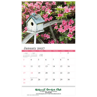 Gardens Wall Calendar: 2027 Stapled
