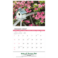 Gardens Wall Calendar: 2027 Stapled