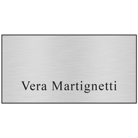 Hollywood Plastic Name Badge (Standard Size 1-1/2" x 3")