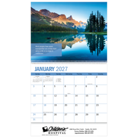 lnspiration Wall Calendar: 2027 Spiral Bound