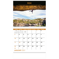 Motivations Wall Calendar: 2027 Spiral Bound