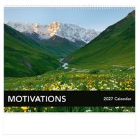 Motivations Wall Calendar: 2027 Stapled