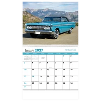 Muscle Cars Wall Calendar: 2027 Spiral Bound