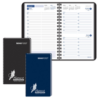 Ruled Desk Planner, 1 Day Per Page Wired to Cover