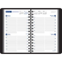 Ruled, Two Days Per Page Wired To Cover