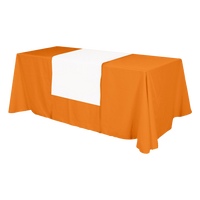 rPET Polyester Table Runner - (Top, 18" front) - All Over Dye Sub