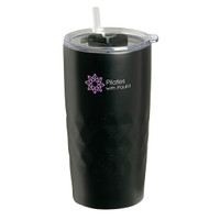 Montego 600 Ml. (20 Fl. Oz.) Travel Tumbler With Straw