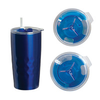 Montego 600 Ml. (20 Fl. Oz.) Travel Tumbler With Straw