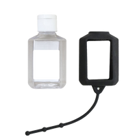 60 Ml. (2 Fl. Oz.) Hand Sanitizer With Silicone Holder