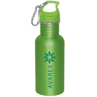 Wide Mouth 500 Ml (17 Fl. Oz.) Stainless Steel Water Bottle
