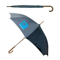 Executive Umbrella: 48" Arc With Hook Handle