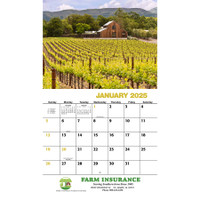 American Agriculture Wall Calendar: 2025 Stapled