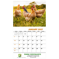 American Agriculture Wall Calendar: 2027 Stapled