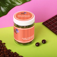 Dark Chocolate Espresso Beans: Large Jar