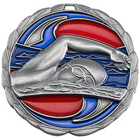 Stock Color Medals: Swimming