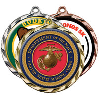 Digistock Medals: Raised Dart Patterned Border with 2" DIA Insert