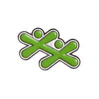 Diestruck Soft Enamel Lapel Pins: 3/4" W X 3/4" H