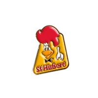 Diestruck Soft Enamel Lapel Pins: 3/4" W X 3/4" H