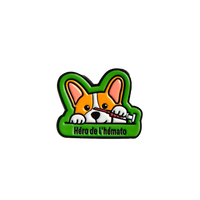 Diestruck Soft Enamel Lapel Pins: 1 1/2" W X 1 1/2" H