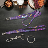 E-Z Import™ 0.5” W Sublimated Lanyard
