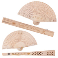 Dynasty Wood Hand Fan