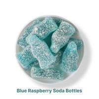 Blue Raspberry Soda Bottles: Large Jar