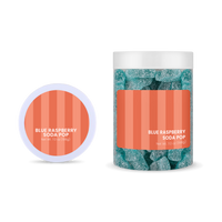 Blue Raspberry Soda Bottles: Large Jar