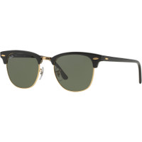 Ray-Ban Clubmaster Sunglasses: Black 51/21/145
