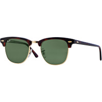 Ray-Ban Clubmaster Sunglasses: Dark Tortoise 51/21/145 - HPG Brands