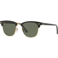 Ray-Ban Clubmaster Sunglasses: Black 49/21/140 - HPG Brands