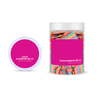 Sour Rainbow Belts: Large Jar