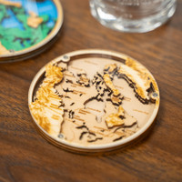 Layered Wood Coaster