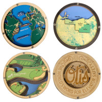 Layered Wood Coaster