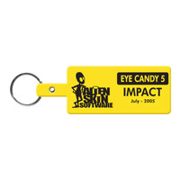 Rectangle Flexible Key Tag