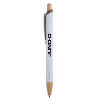 Venosa Velvet-Touch Aluminum Pen w/ bamboo accents