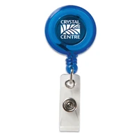 Round Secure-A-Badge™ w/ Alligator Clip