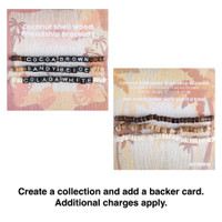 Coconut Shell Wood Friendship Bracelet