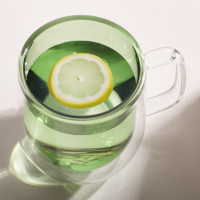8.4 Oz. Double Walled Colored Glass Mug