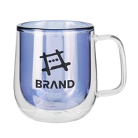 8.4 Oz. Double Walled Colored Glass Mug