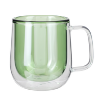 8.4 Oz. Double Walled Colored Glass Mug