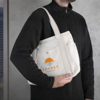 Harper Multi-Pocket 12 oz Cotton Tote